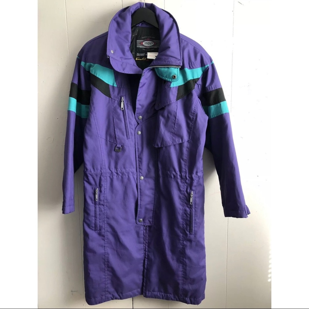VTG Spyder Thinsulate Trench Ski Winter Coat Sz XS